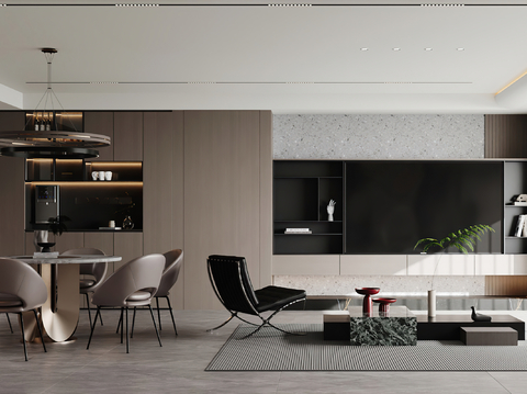 Modern Living&Dining Room