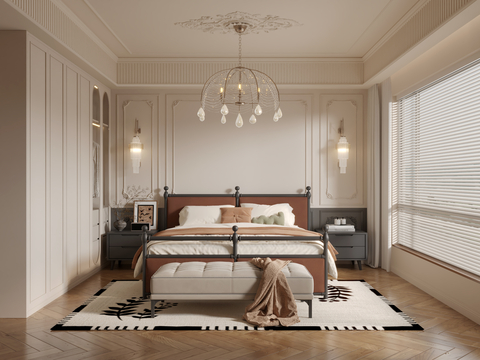 Middle Style Master Bedroom