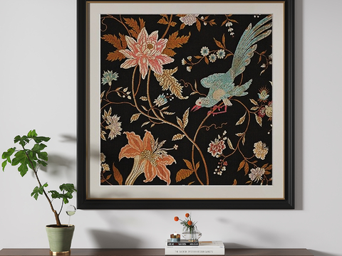 Jane European Flower and Bird Painting Decorative Painting