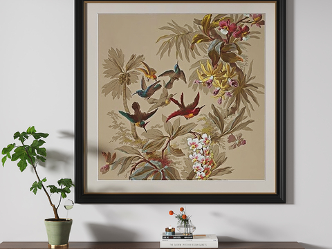 Jane European Flower and Bird Painting Decorative Painting