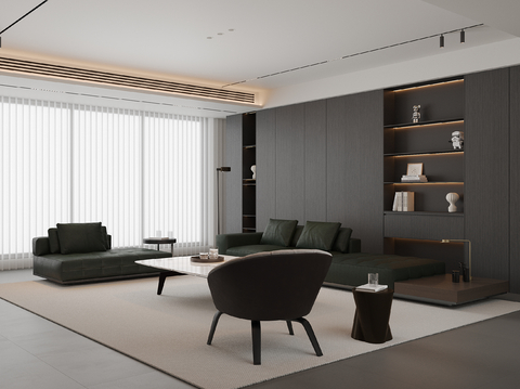 Modern Minimalist Living Room