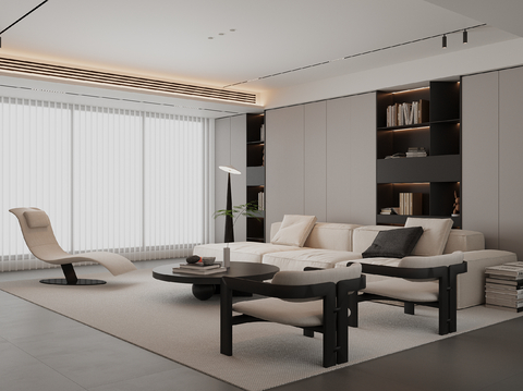 Modern Minimalist Living Room