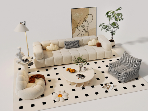 Cream style sofa