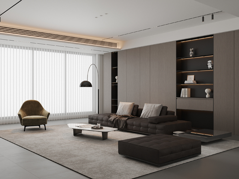 Modern Minimalist Living Room