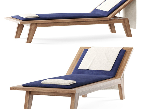 Beach Lounger Modern Lounger