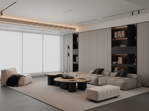 Modern Minimalist Living Room