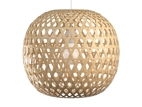 Quiet wind chandelier rattan chandelier