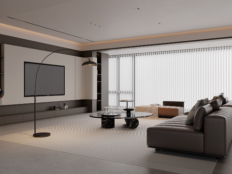 Modern Minimalist Living Room