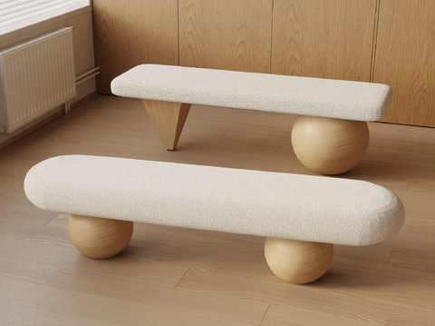 Modern Bed End Stool Bench Bench