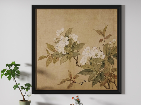 New Chinese Flower and Bird Painting Decorative Painting