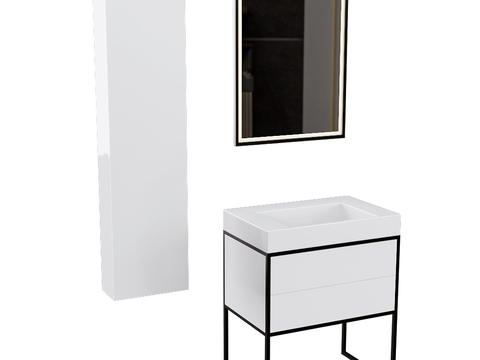 AQWELLA bathroom cabinet washing table