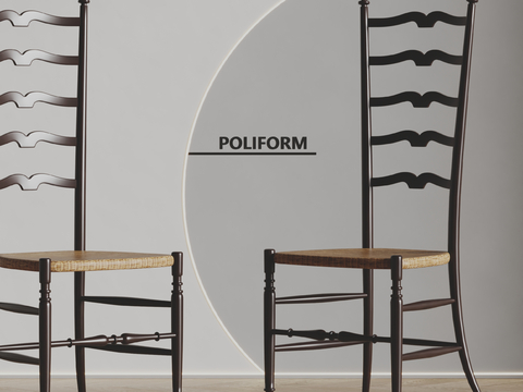 poliform modern dining chair