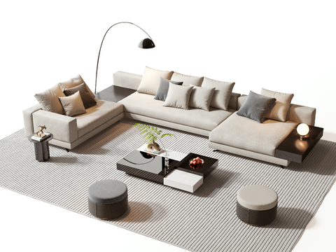 Minotti Italian-style sofa