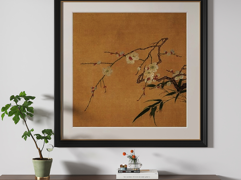 Middle Ancient Flower Painting Art Painting Decorative Painting