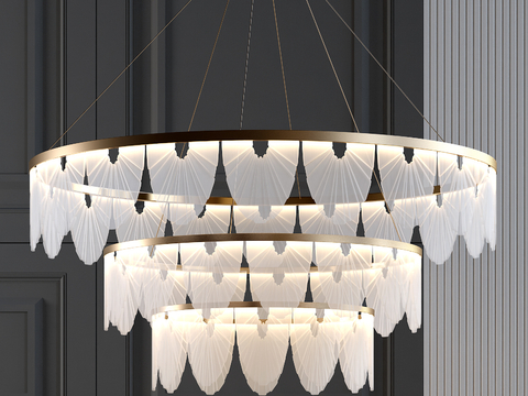 Affordable Luxury Style Chandelier Multi-layer Chandelier