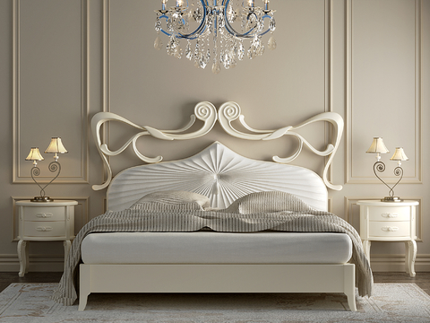 European-style double bed