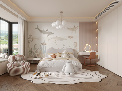 Modern Girls Room kids Bedroom