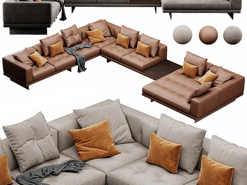 Modern Multiplayer Sofa Corner Sofa