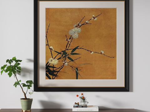 Middle Ancient Flower Painting Art Painting Decorative Painting