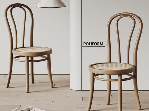 poliform Rattan Chair Dining Chair