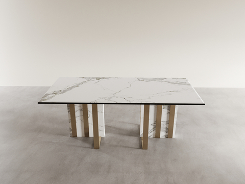 Marble dining table