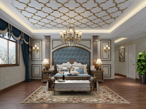 European Classical Master Bedroom