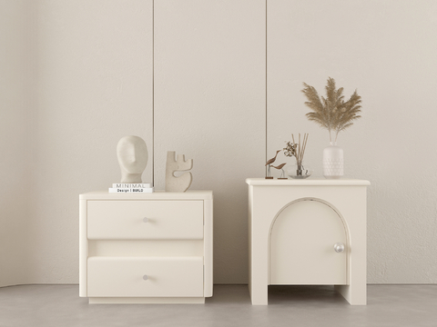 Cream Style bedside table