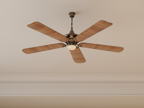 Middle ancient fan lamp ceiling fan lamp