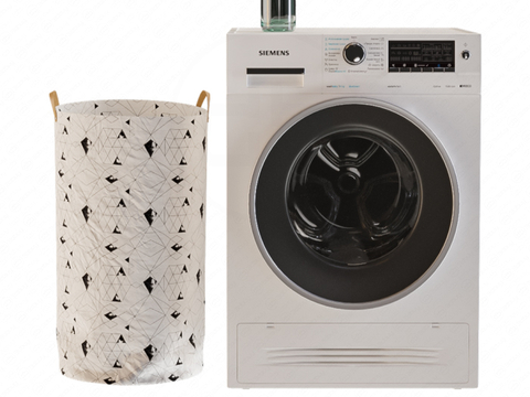 modern washing machine laundry basket