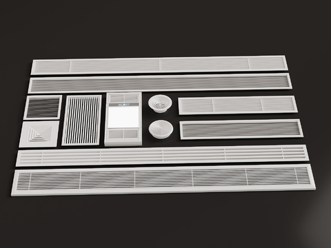 Air conditioning air outlet frame air outlet exhaust outlet