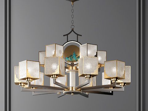 New Chinese Chandelier Multi-head Chandelier