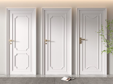 Cream Style room door bedroom door swing door