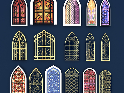 European Style Artwork Window Art Glass Window Church Window