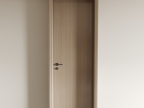 Modern Entry Door Bedroom Door Single Door Swing Door