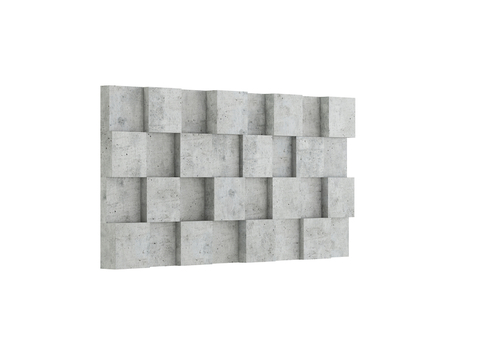 Modeling clapboard culture stone Wall