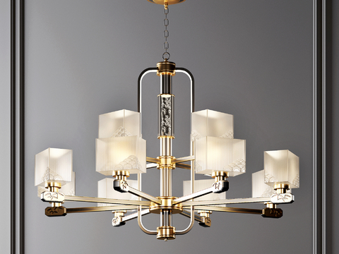 New Chinese Chandelier Multi-head Chandelier