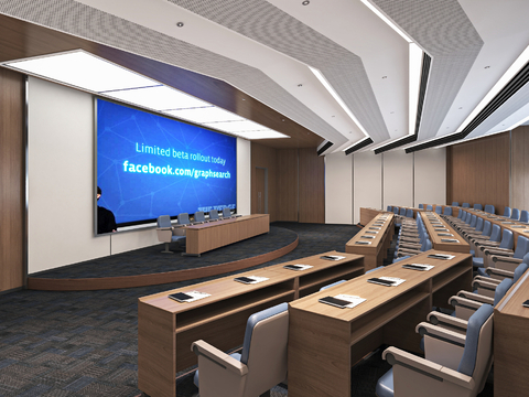 Modern amphitheatre lecture hall