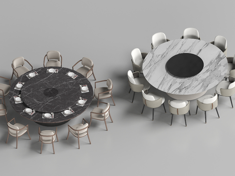 New Chinese Round Dining Table and Chair