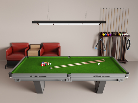 Modern billiard table