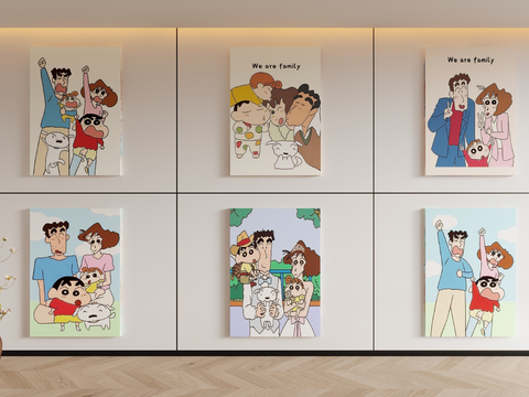 Children's hanging painting cartoon painting decorative painting