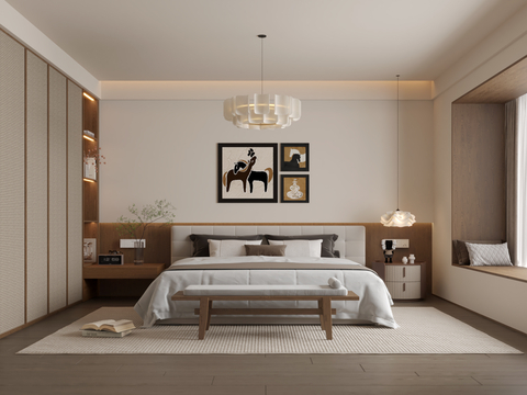 Middle Style Master Bedroom