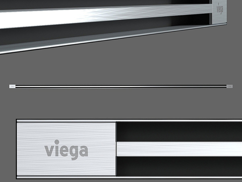 Viega linear floor drain