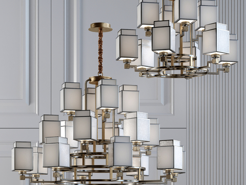 New Chinese Chandelier Multi-head Chandelier