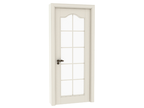 Cream style room door, kitchen and bathroom door, swing door