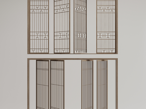 New Chinese rotating partition