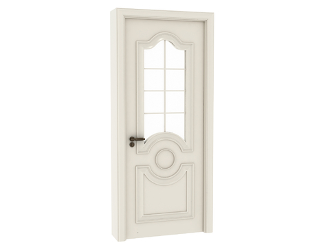 Cream style room door, kitchen and bathroom door, swing door