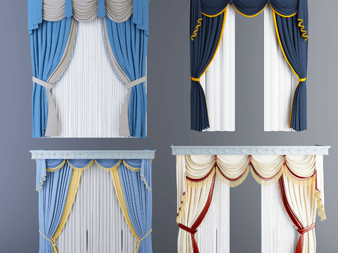 Nordic Curtain Curtain Head Gauze Curtain