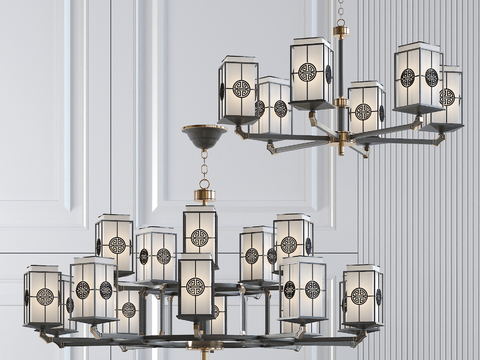 New Chinese Chandelier Multi-head Chandelier