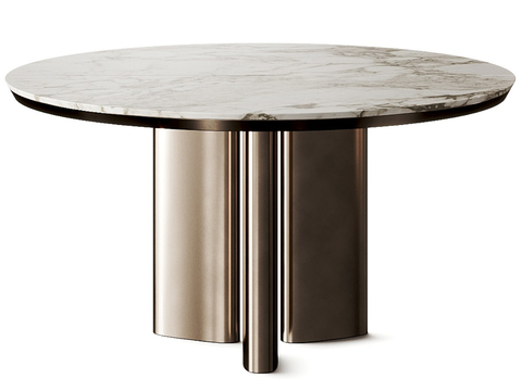 Poliform Adrien marble dining table