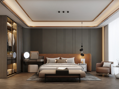 Italian Affordable Luxury Style Bedroom Master Bedroom